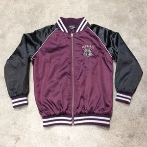 Harry Potter Hogwarts Crest Varsity Bomber Jacket